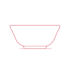 Objects Bowls Ikea Oftast Bowl 4 Inch Line Tracing Svg Vector, Free Vectors File